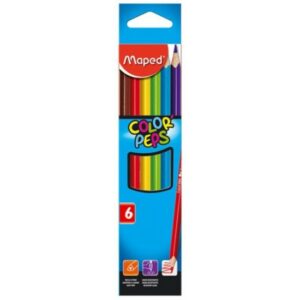 Цветни моливи Maped Color Peps 6 цвята