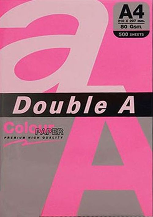 Цветна хартия Double A pink
